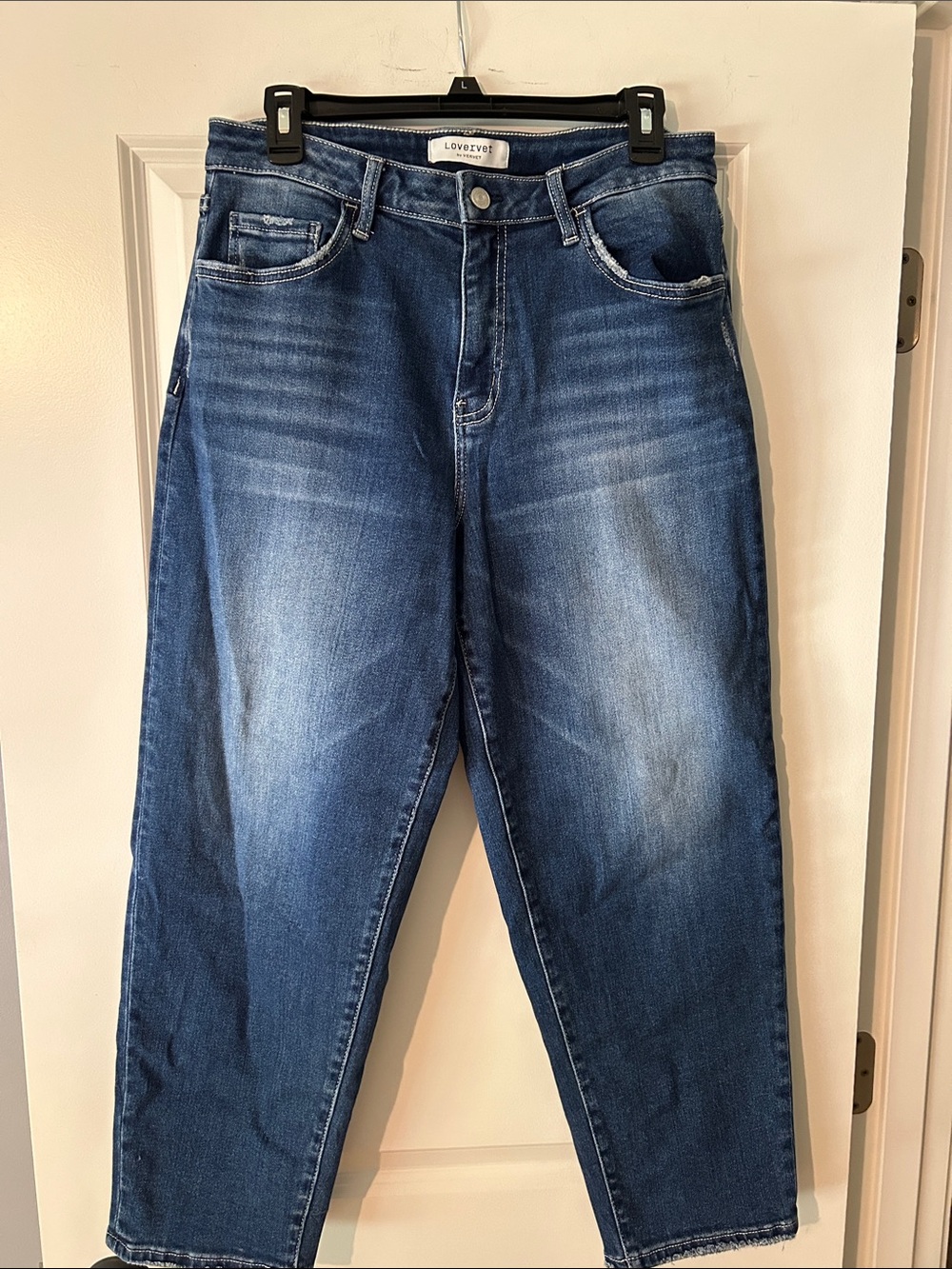 Women’s Relaxed Dark Blue Jeans